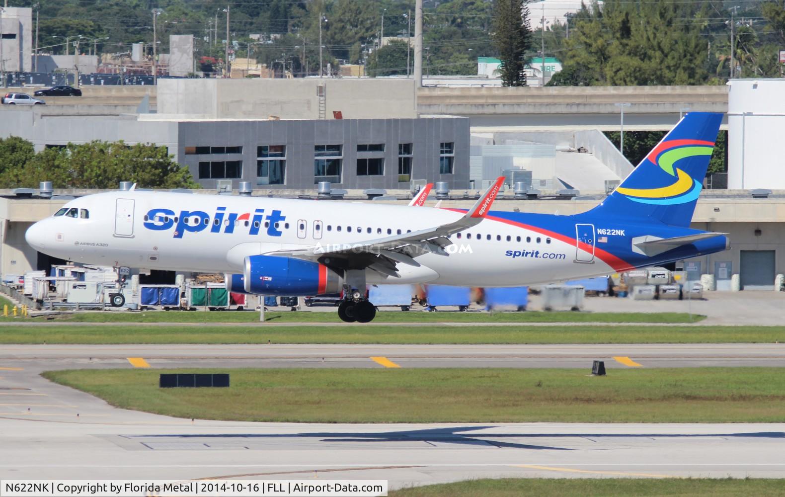 N622NK, 2013 Airbus A320-232 C/N 5804, Spirit
