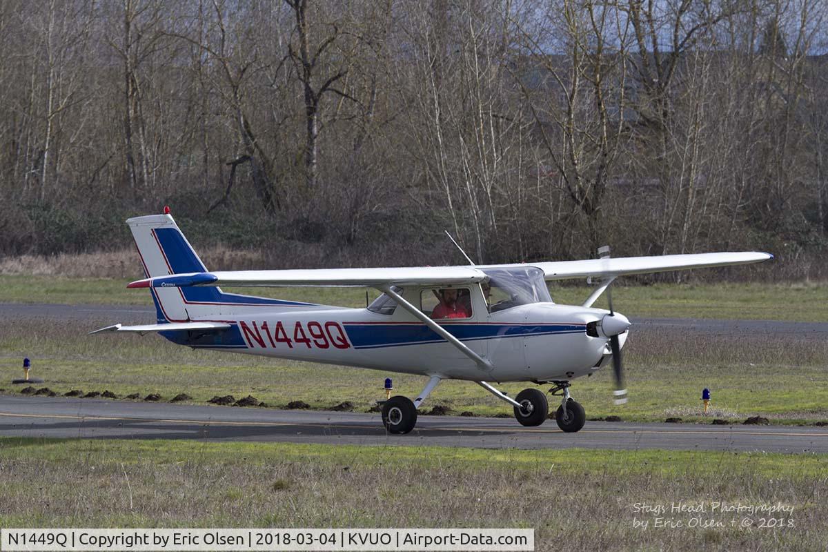 N1449Q, 1971 Cessna 150L C/N 15072749, Cessna 150 getting ready to depart Pearson Field