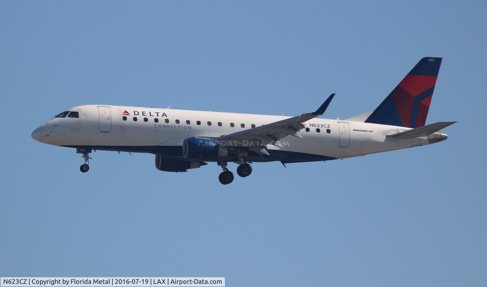 N623CZ, 2008 Embraer 175LR (ERJ-170-200LR) C/N 17000221, Delta Connection
