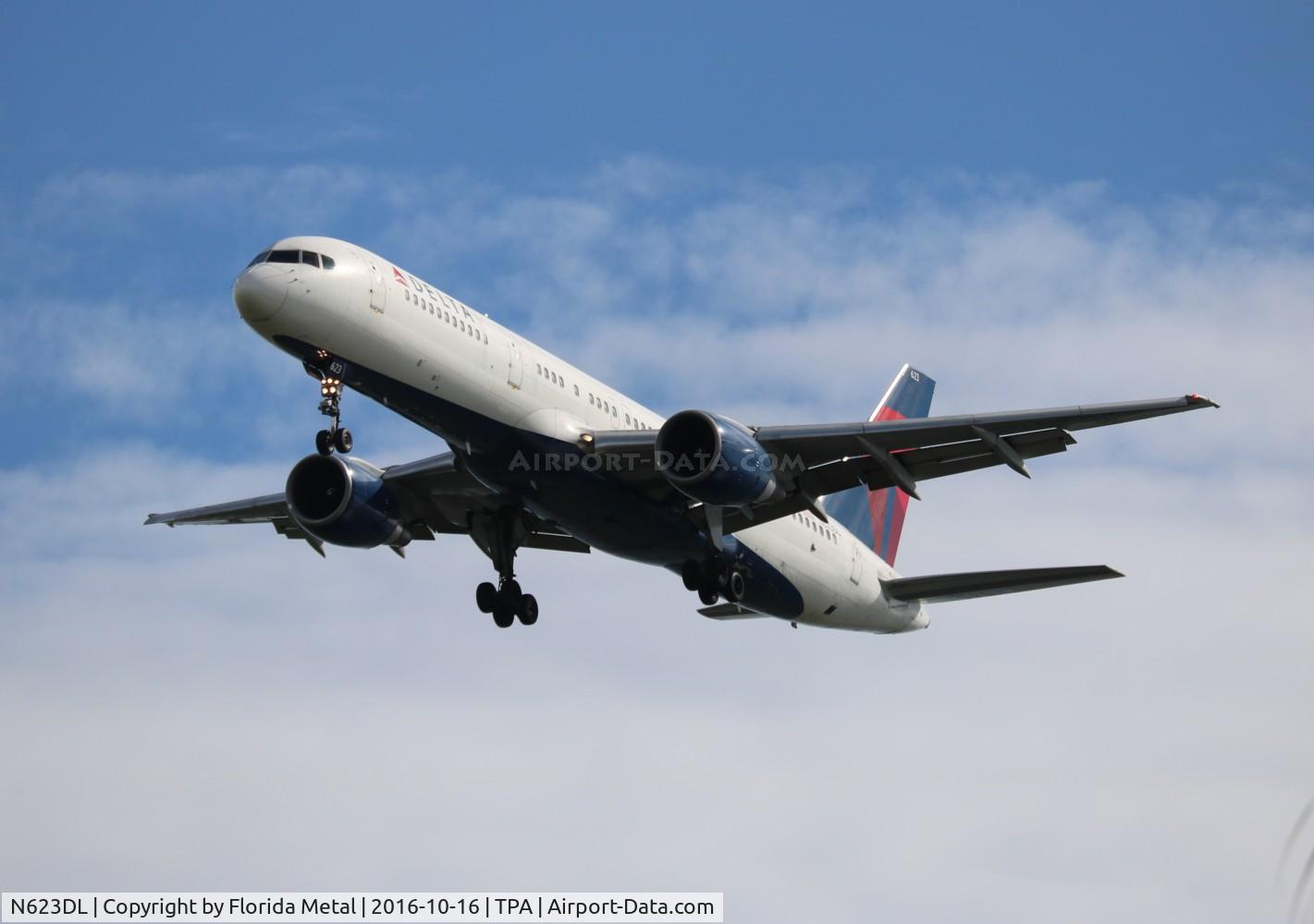 N623DL, 1987 Boeing 757-232 C/N 22913, Delta
