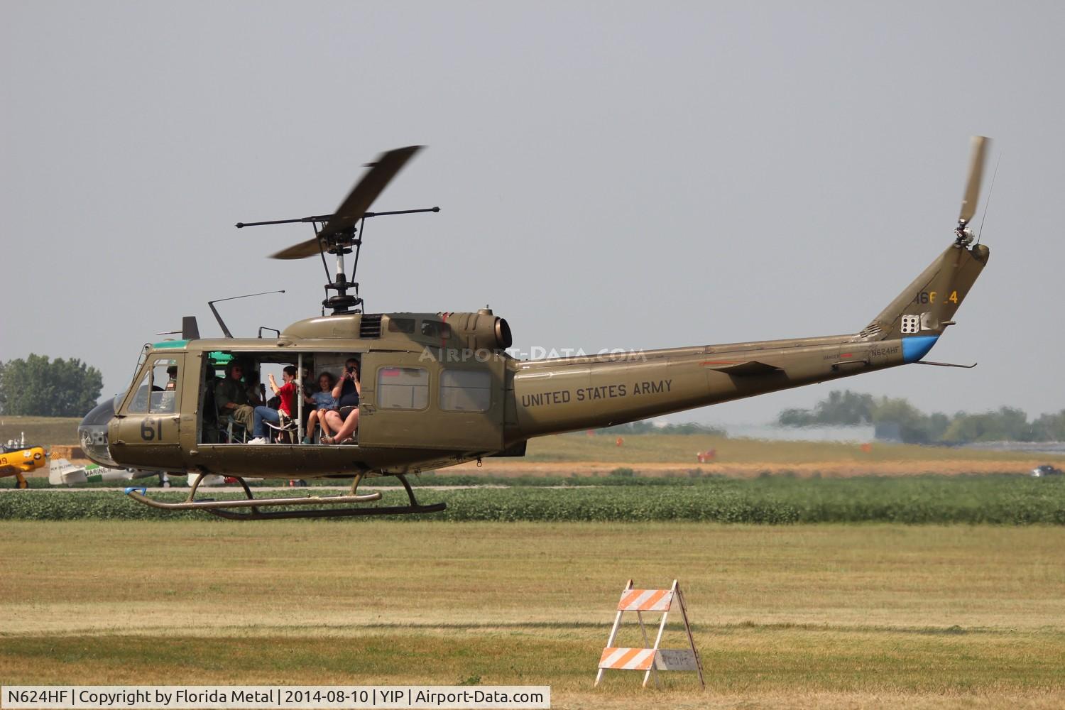 N624HF, 1966 Bell UH-1D Iroquois C/N 8819, UH-1H
