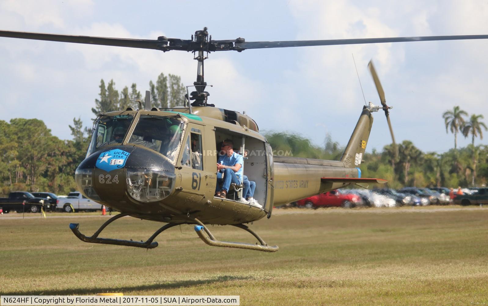 N624HF, 1966 Bell UH-1D Iroquois C/N 8819, UH-1H