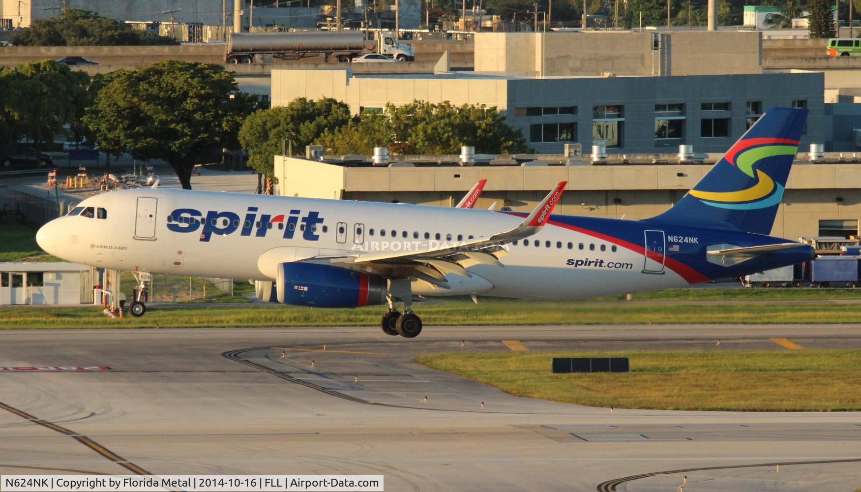 N624NK, 2013 Airbus A320-232 C/N 5880, Spirit