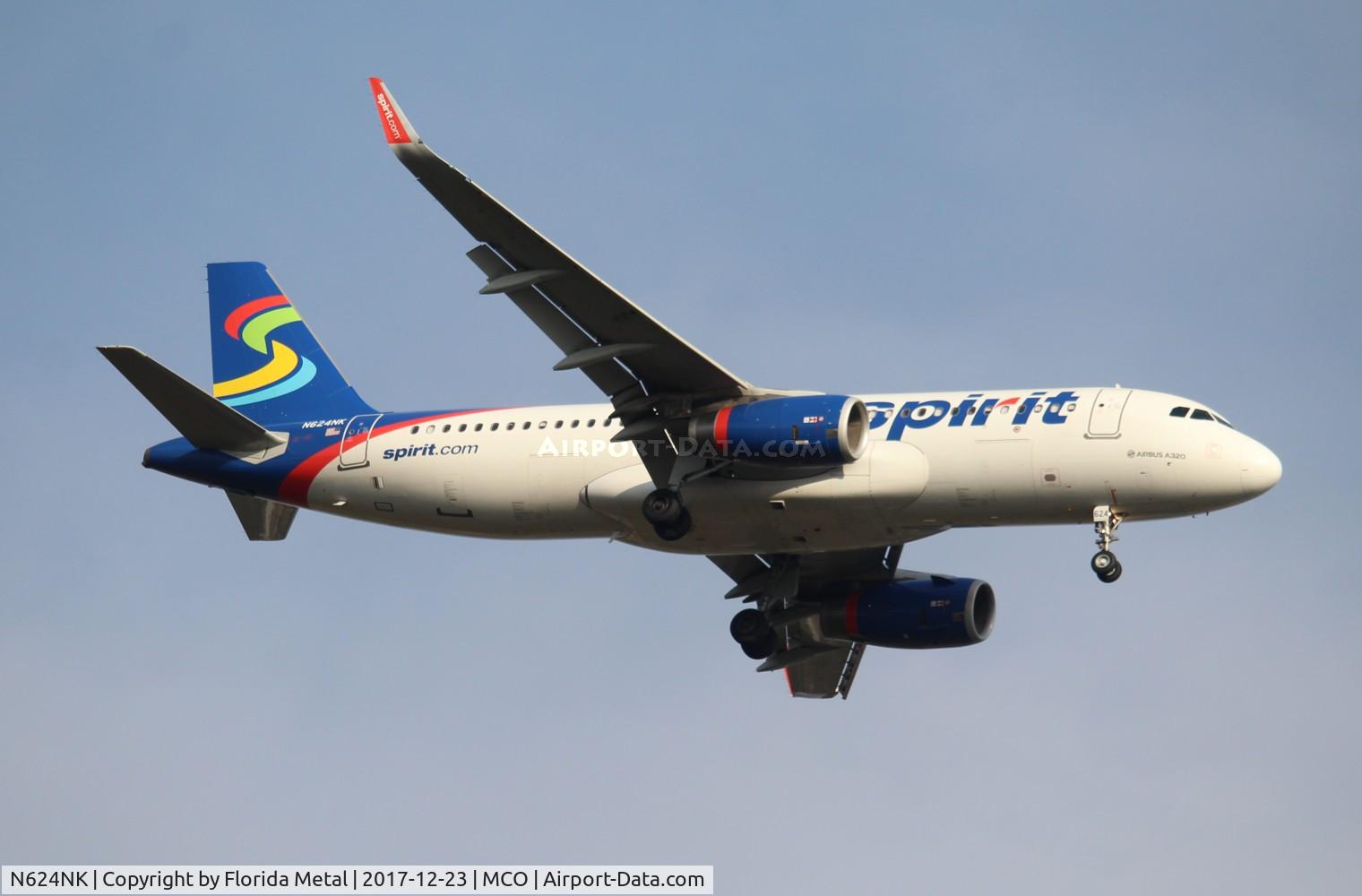 N624NK, 2013 Airbus A320-232 C/N 5880, Spirit