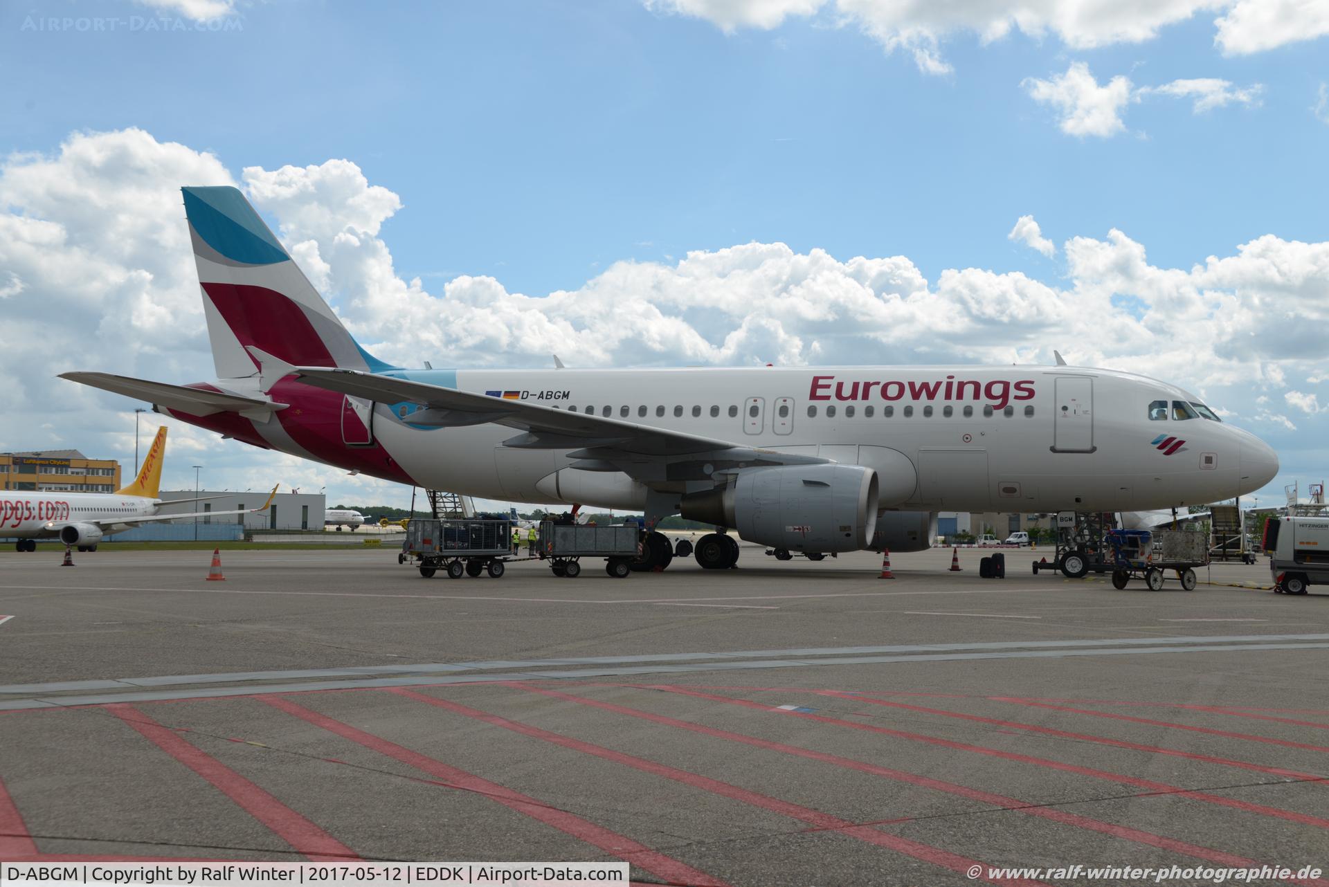 D-ABGM, 2008 Airbus A319-112 C/N 3604, Airbus A319-112 - EW EWG Eurowings ex Air Berlin - 3604 - D-ABGM - 12.05.2017 - CGN