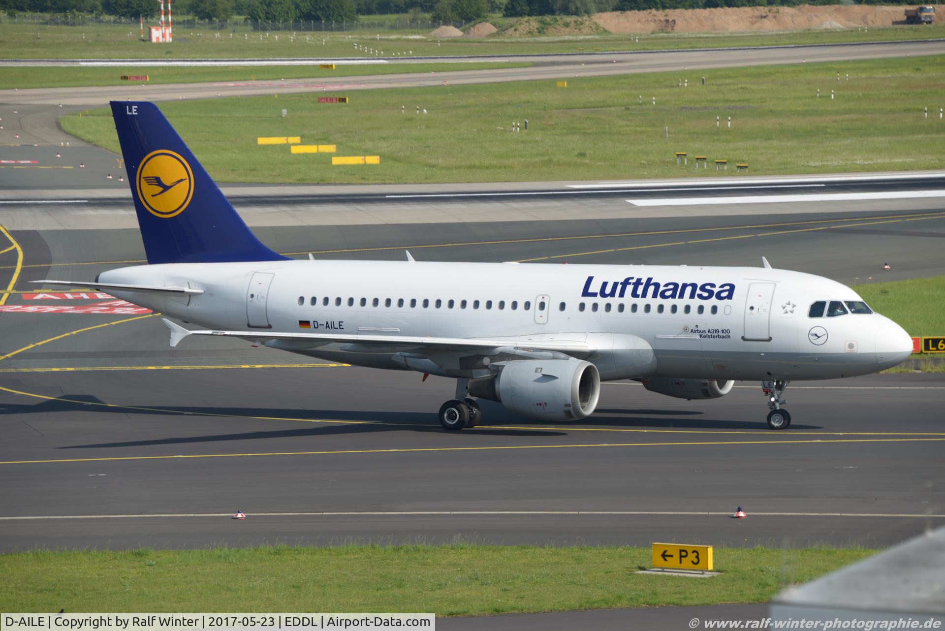 D-AILE, 1996 Airbus A319-114 C/N 627, Airbus A319-114 - LH DLH Lufthansa 'Kelsterbach' - 627 - D-AILE - 23.05.2017 - DUS