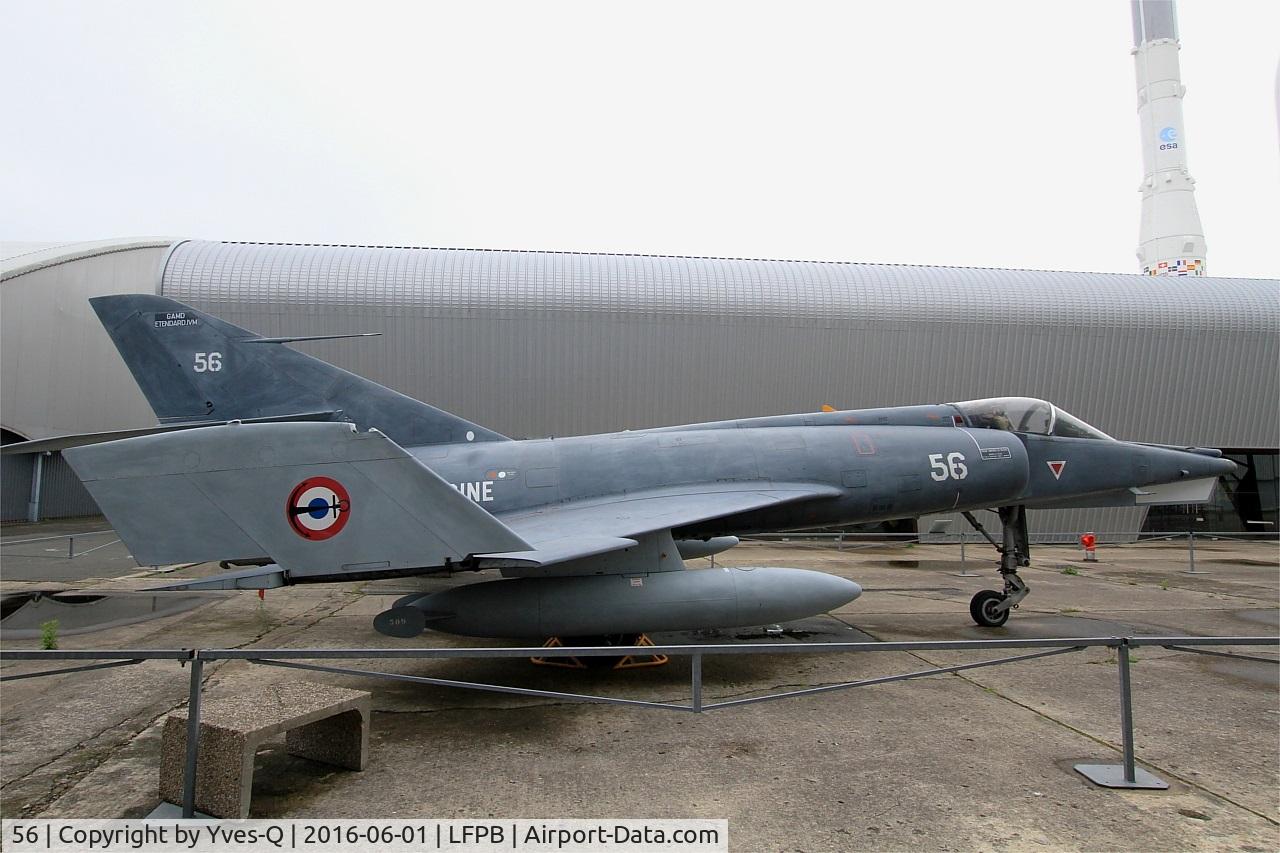 56, Dassault Etendard IV.M C/N 56, Dassault Etendard IV.M, Air & Space Museum Paris-Le Bourget (LFPB)