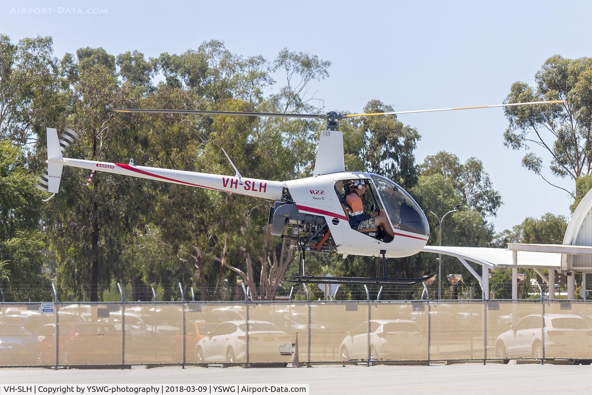 VH-SLH, 2017 Robinson R22 Beta II C/N 4758, Robinson R22 Beta II (VH-SLH) at Wagga Wagga Airport