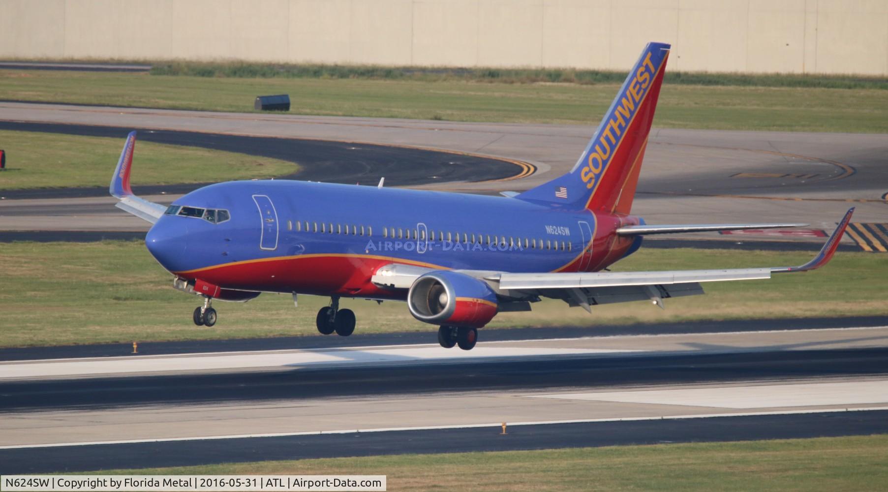 N624SW, 1996 Boeing 737-3H4 C/N 27934, Southwest