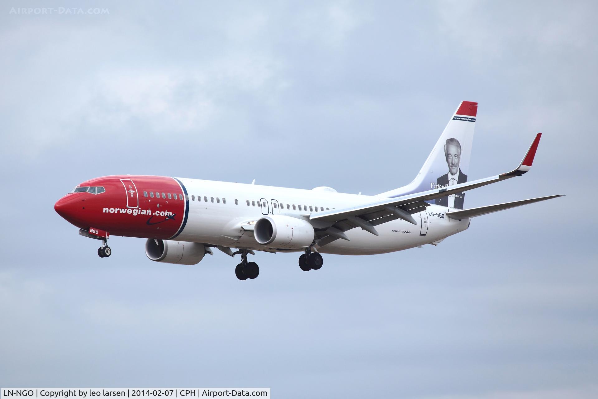 LN-NGO, 2013 Boeing 737-8JP C/N 39026, Copenhagen 7.2.2014 