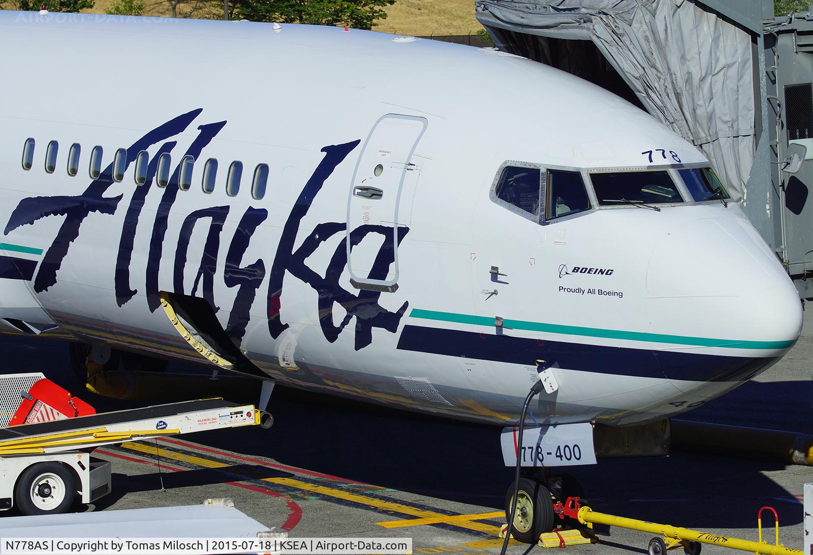 N778AS, 1994 Boeing 737-4Q8 C/N 25110, 