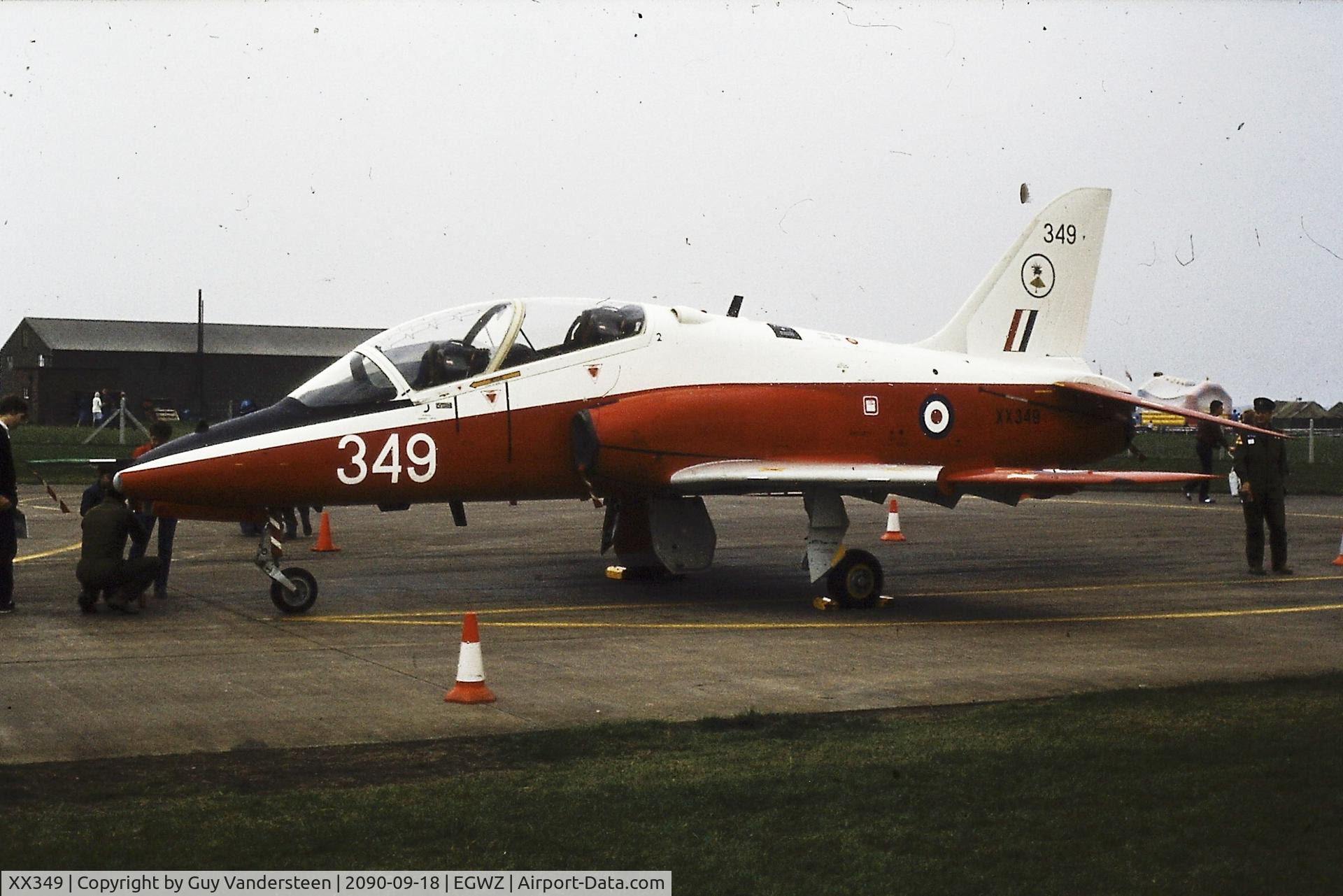 XX349, 1981 Hawker Siddeley Hawk T.1W C/N 198/312173, RAF Alconbury Open House 1983