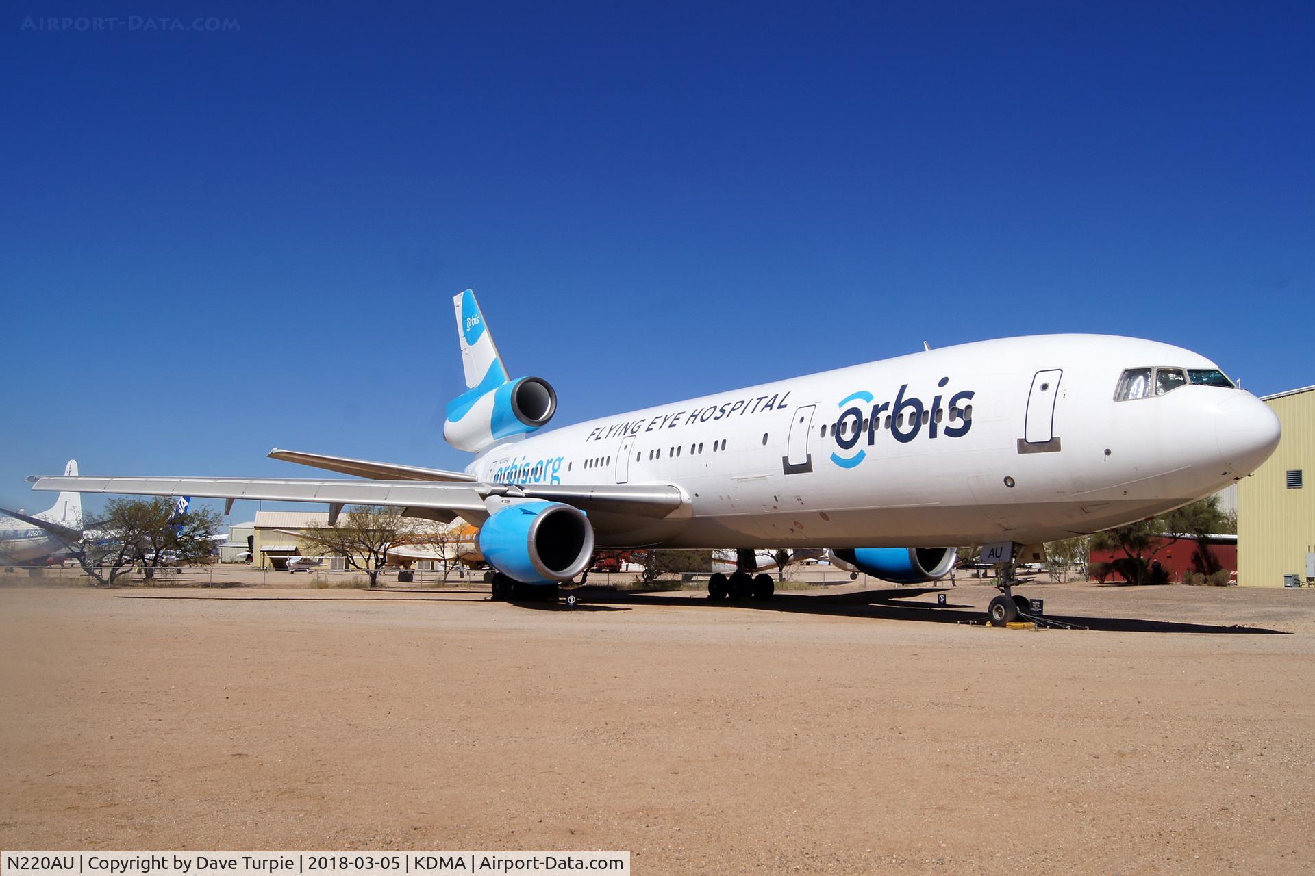 N220AU, 1971 Douglas DC-10-10 C/N 46501, Located at Pima Air & Space Museum, adjacent to KDMA. This will be the final resting place for this plane.