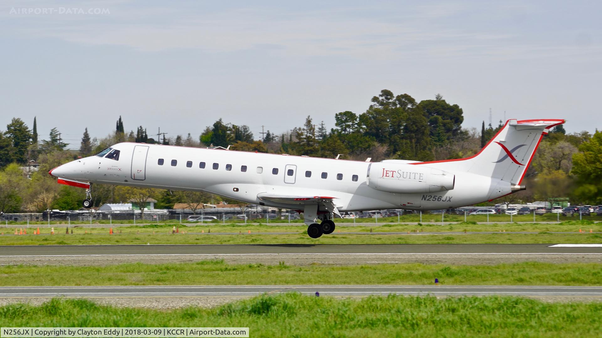 N256JX, 2000 Embraer ERJ-135LR (EMB-135LR) C/N 145211, Buchanan Field Concord California 2018.