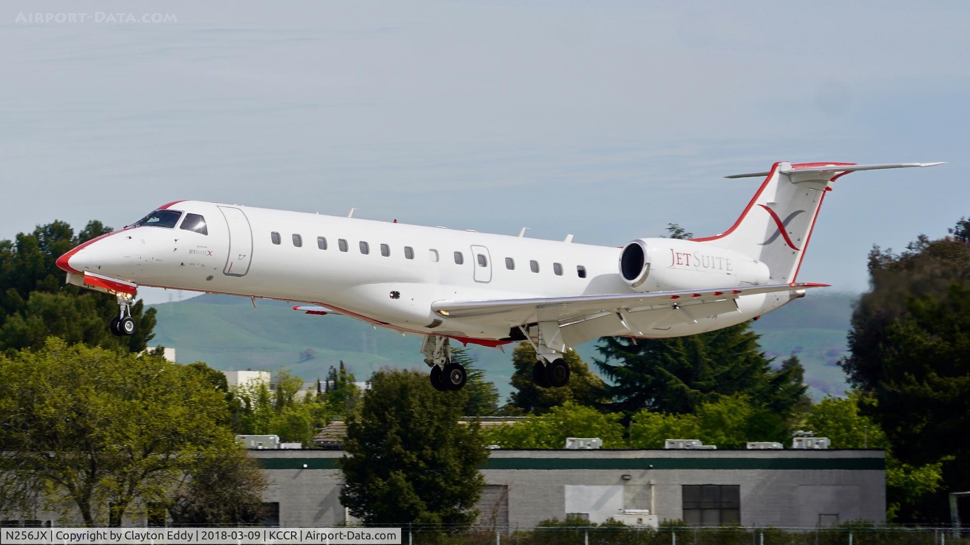 N256JX, 2000 Embraer ERJ-135LR (EMB-135LR) C/N 145211, Buchanan Field Concord California 2018.