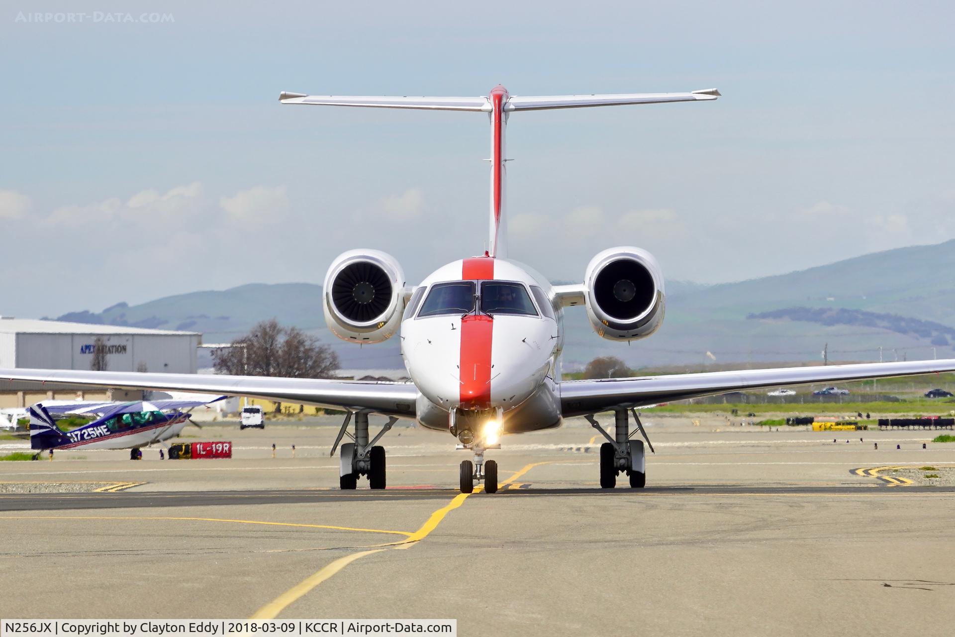 N256JX, 2000 Embraer ERJ-135LR (EMB-135LR) C/N 145211, Buchanan Field Concord California 2018.