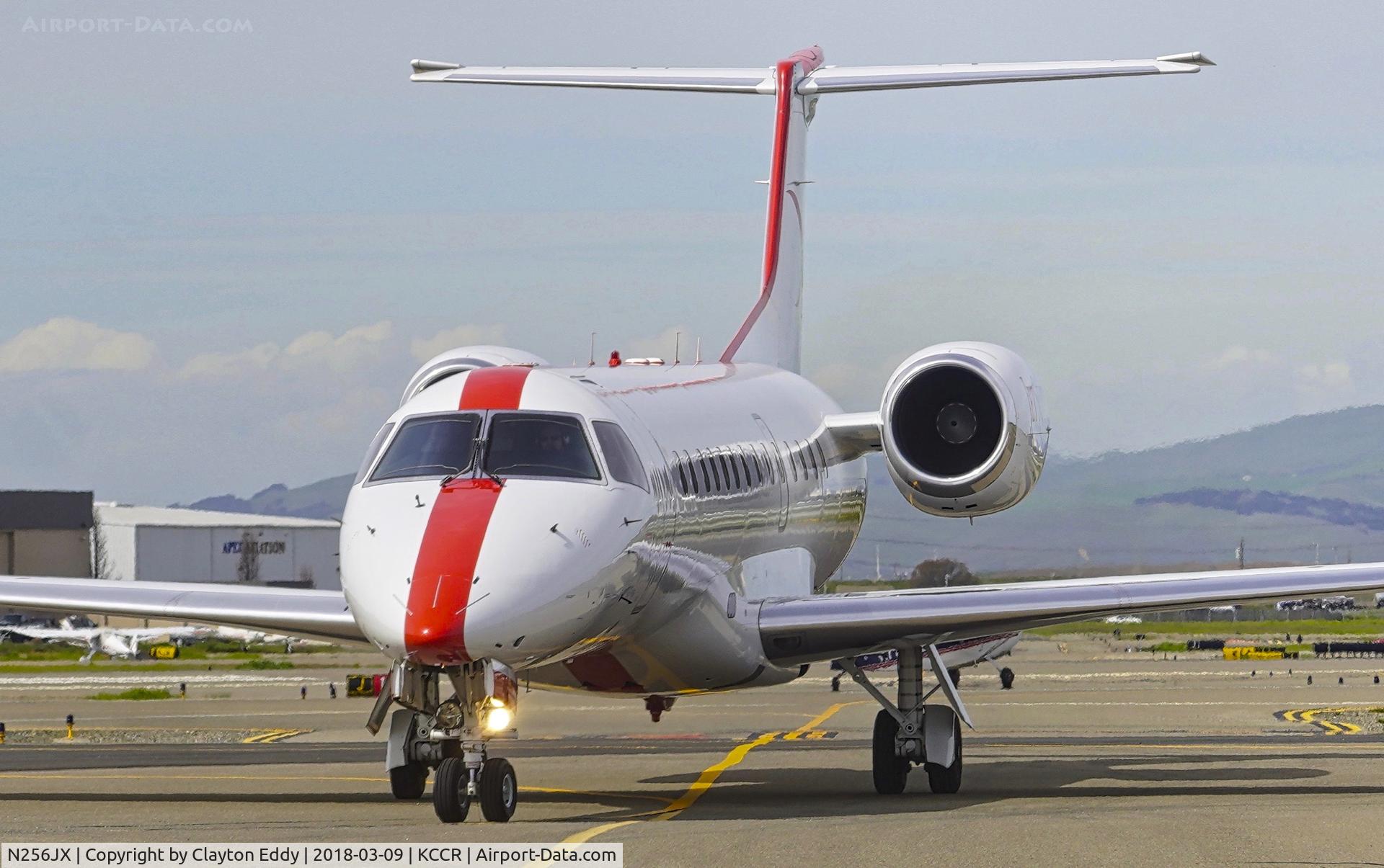 N256JX, 2000 Embraer ERJ-135LR (EMB-135LR) C/N 145211, Buchanan Field Concord California 2018.
