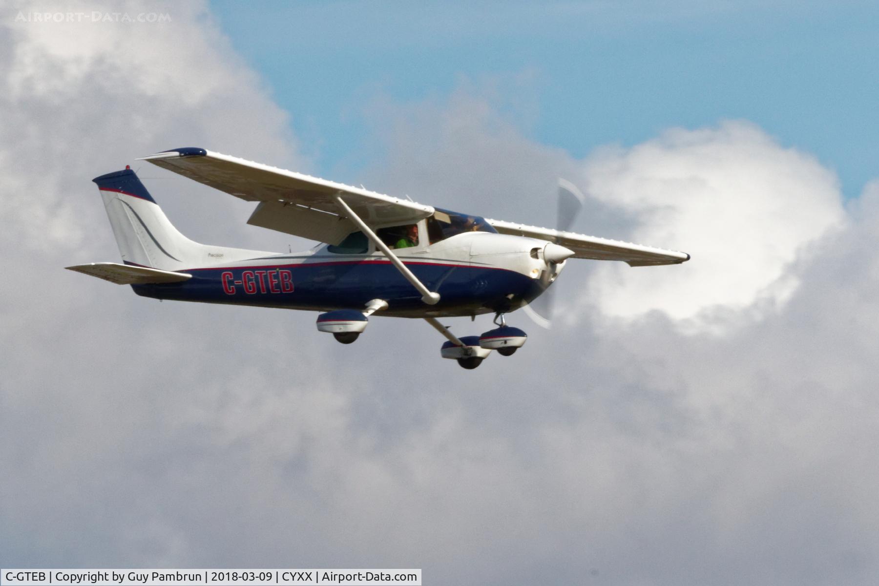 C-GTEB, 1973 Cessna 182P Skylane C/N 18262171, Landing