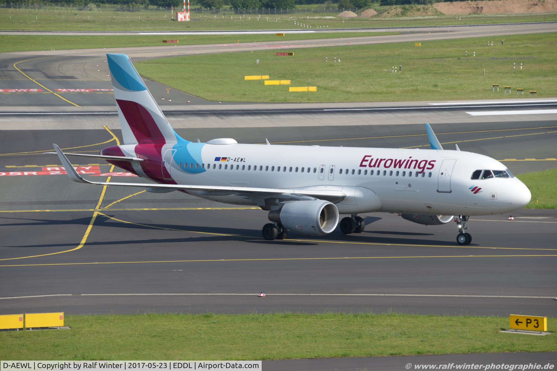 D-AEWL, 2016 Airbus A320-214 C/N 7263, Airbus A320-214 - EW EWG Eurowings - 7263 - D-AEWL - 23.05.2017 - DUS