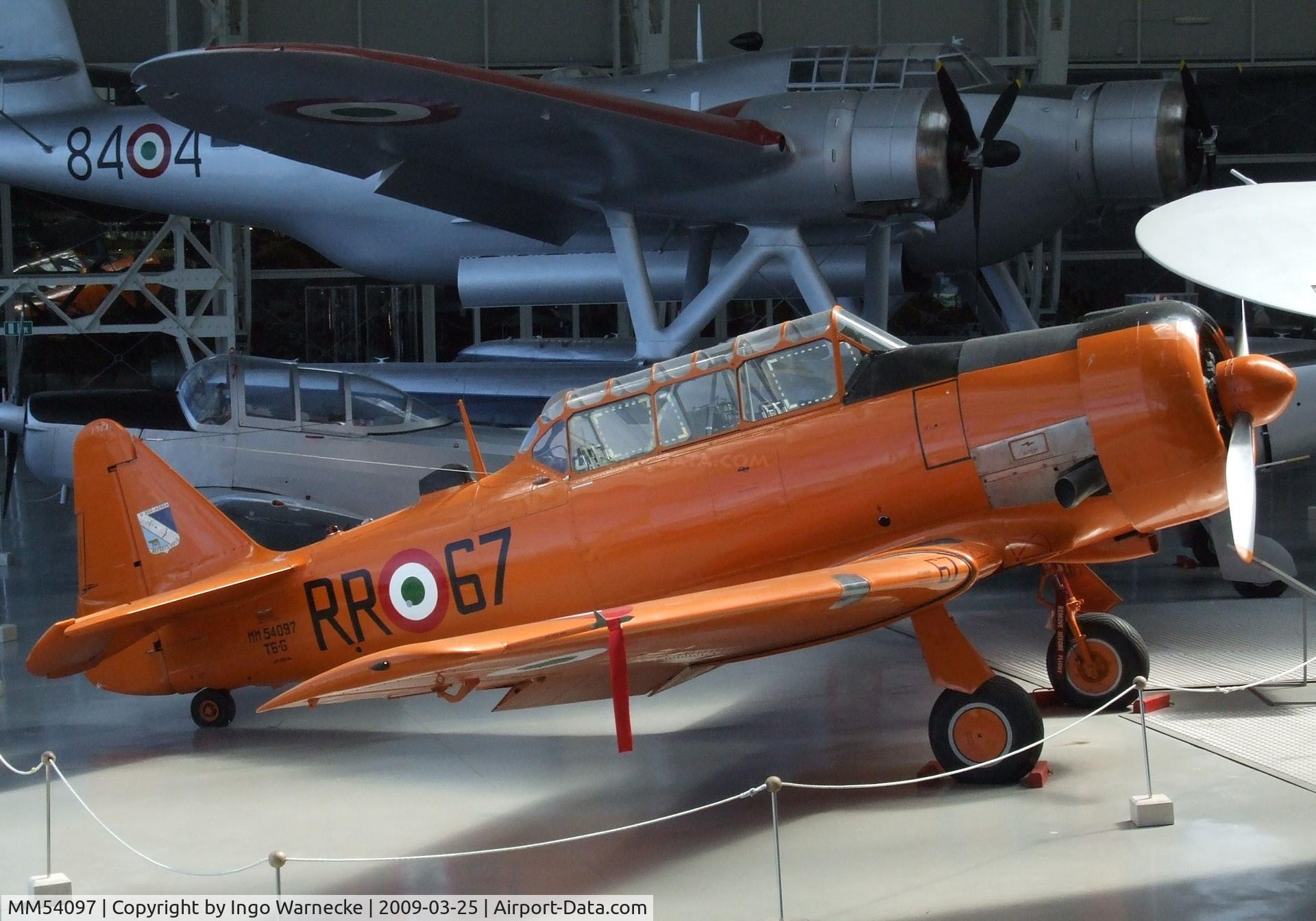 MM54097, North American T-6G Texan C/N RR-67, North American T-6G Texan at the Museo storico dell'Aeronautica Militare, Vigna di Valle