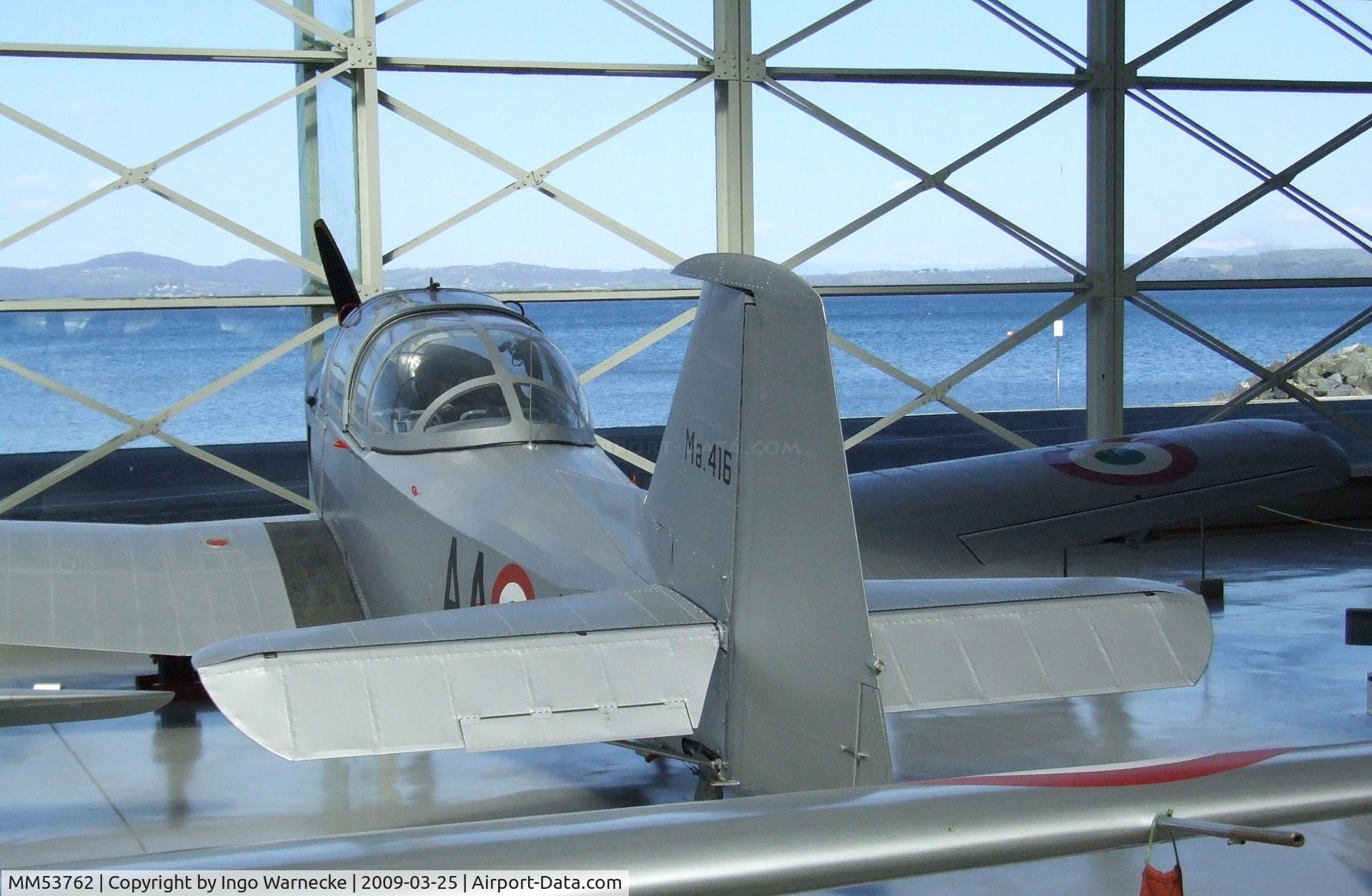 MM53762, 1950 Macchi M.416 C/N 1059, Macchi M.416 (Fokker S-11 Instructor) at the Museo storico dell'Aeronautica Militare, Vigna di Valle
