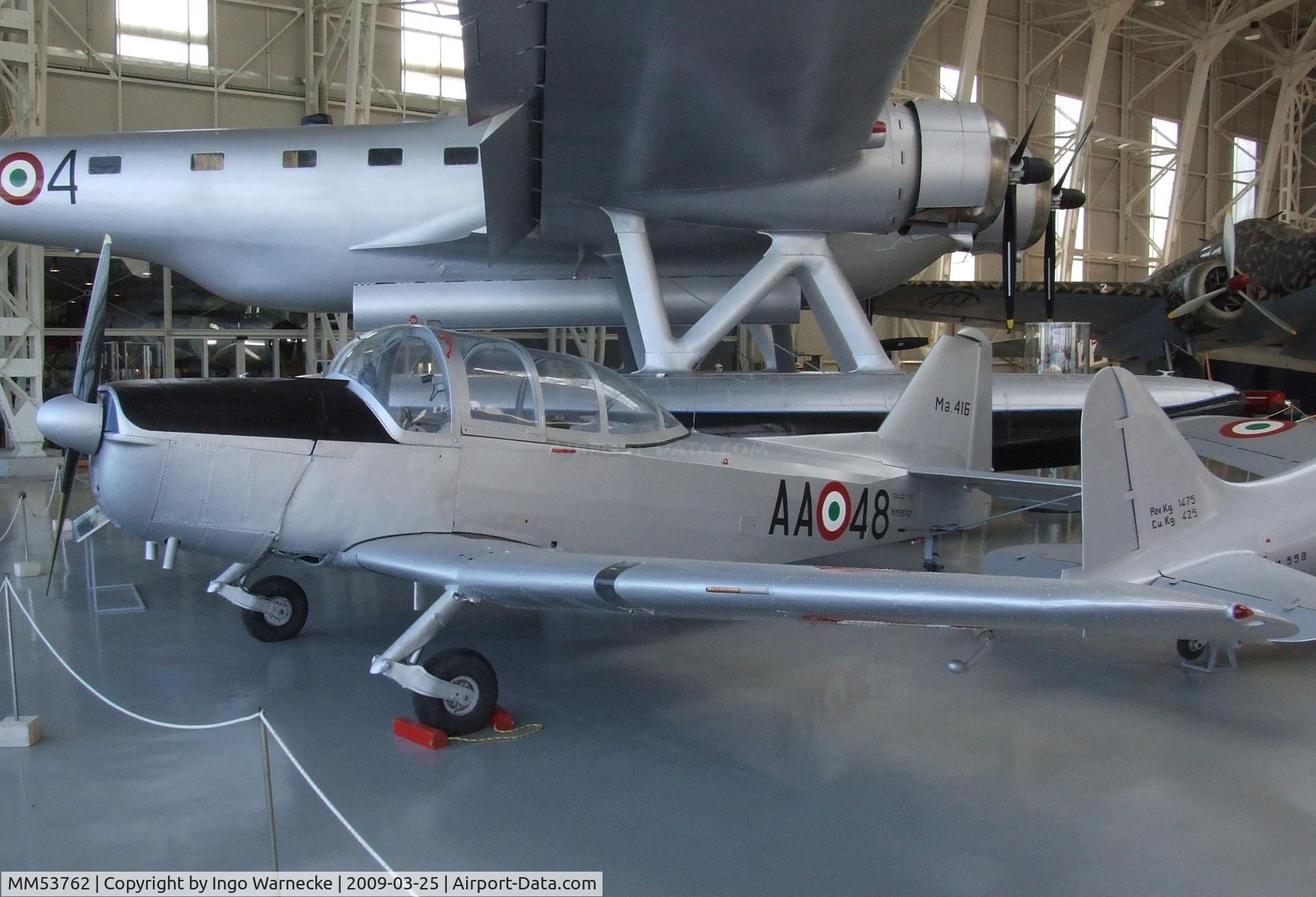 MM53762, 1950 Macchi M.416 C/N 1059, Macchi M.416 (Fokker S-11 Instructor) at the Museo storico dell'Aeronautica Militare, Vigna di Valle