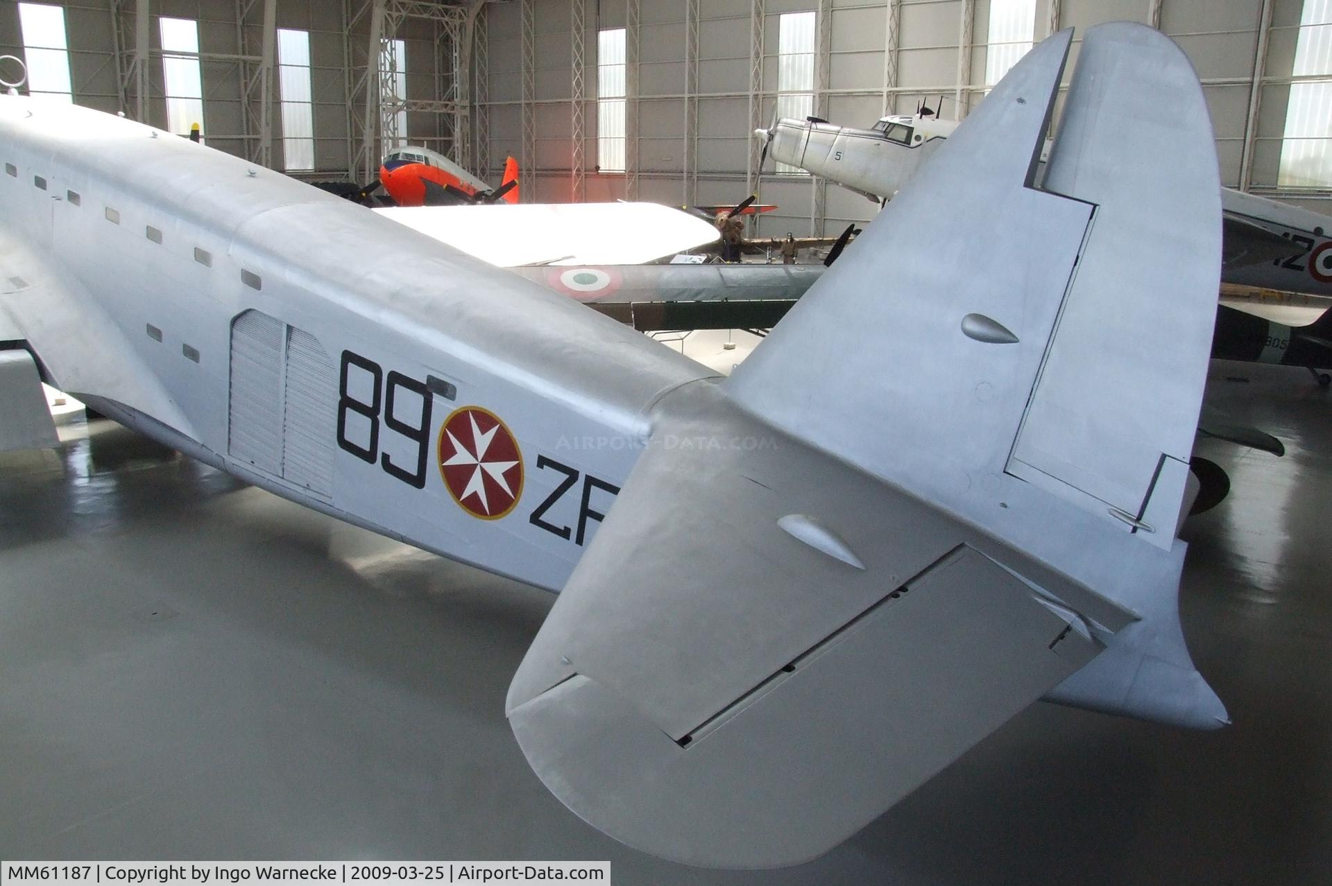 MM61187, Savoia-Marchetti SM-82PW C/N 14, Savoia-Marchetti SM.82PW Marsupiale at the Museo storico dell'Aeronautica Militare, Vigna di Valle