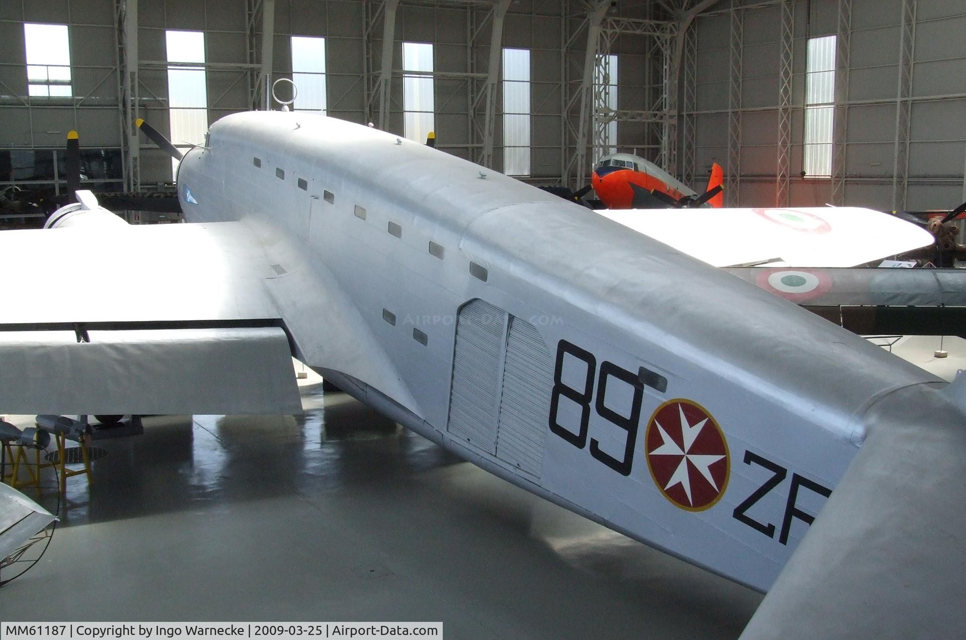 MM61187, Savoia-Marchetti SM-82PW C/N 14, Savoia-Marchetti SM.82PW Marsupiale at the Museo storico dell'Aeronautica Militare, Vigna di Valle
