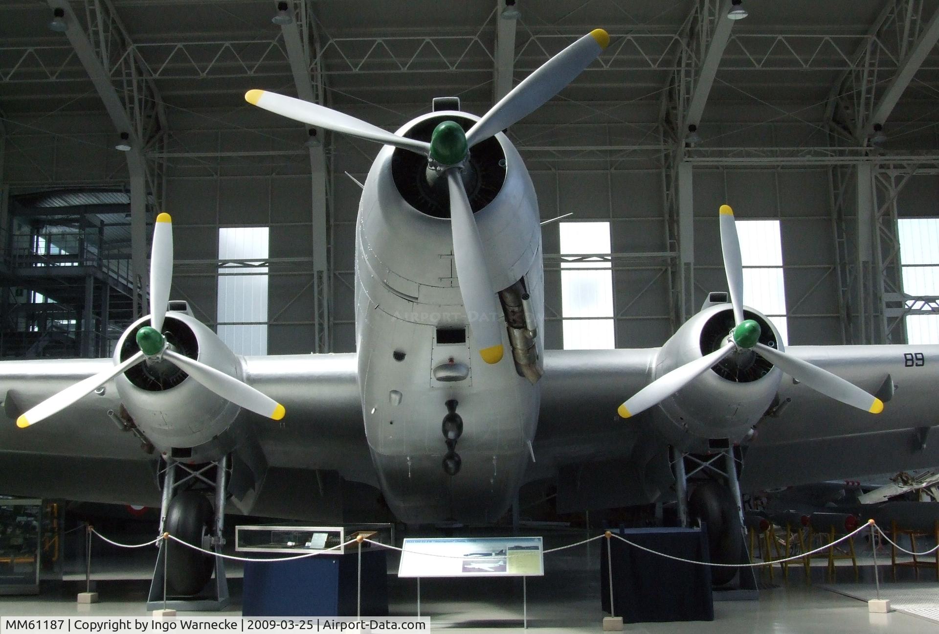 MM61187, Savoia-Marchetti SM-82PW C/N 14, Savoia-Marchetti SM.82PW Marsupiale at the Museo storico dell'Aeronautica Militare, Vigna di Valle