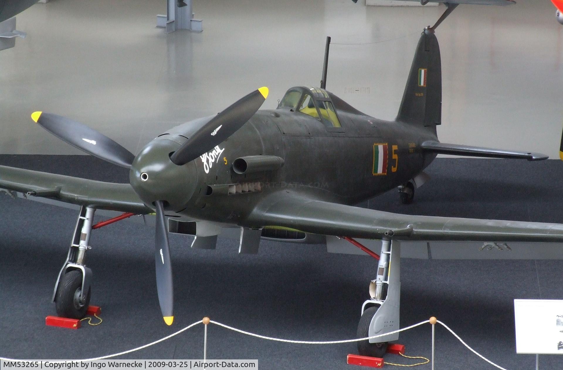 MM53265, Fiat G-59-4A C/N 74, FIAT G.55 Centauro - rebuilt from a FIAT G.59 from 1978 to 2002 - at the Museo storico dell'Aeronautica Militare, Vigna di Valle