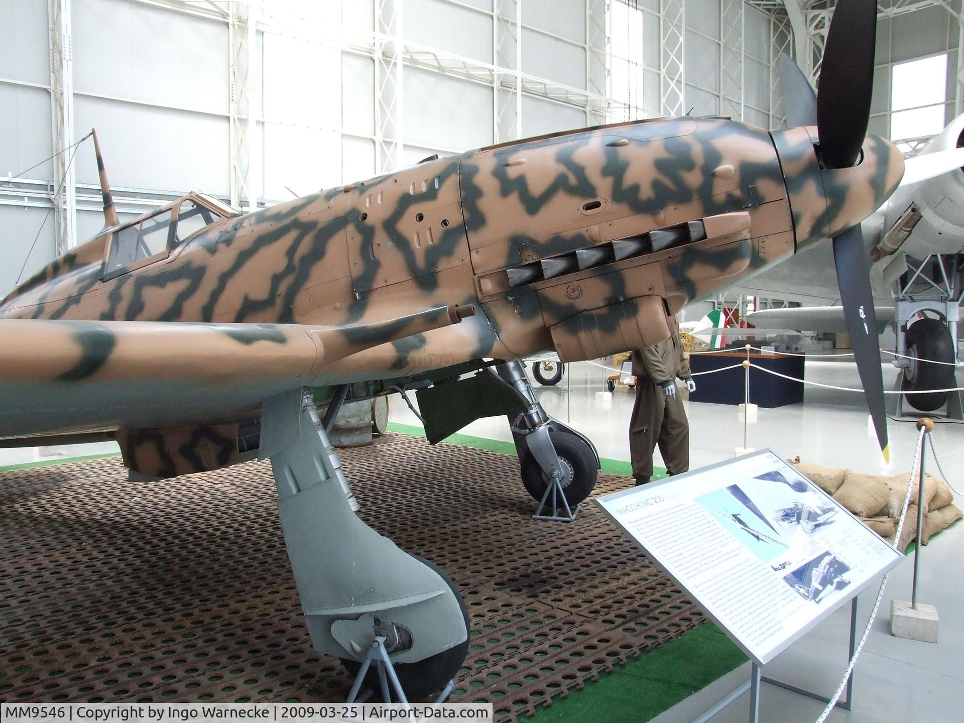 MM9546, 1942 Macchi MC205 C/N Not found MM9546, Macchi MC.205V Veltro at the Museo storico dell'Aeronautica Militare, Vigna di Valle