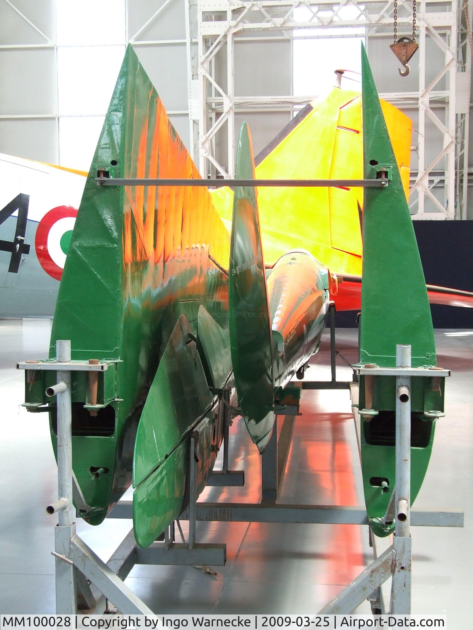MM100028, CVV CVV.6 Canguro C/N 2-131, CVV CVV.6 Canguro, still awaiting reassembly at the Museo storico dell'Aeronautica Militare, Vigna di Valle