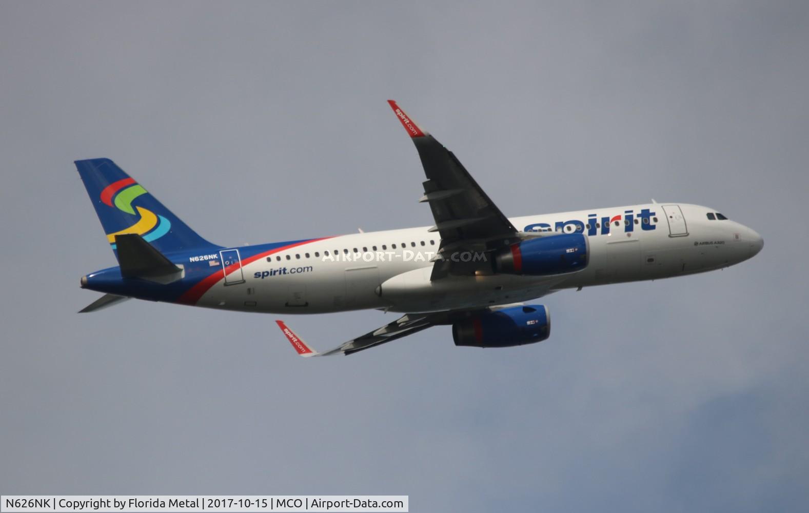N626NK, 2014 Airbus A320-232 C/N 5999, Spirit