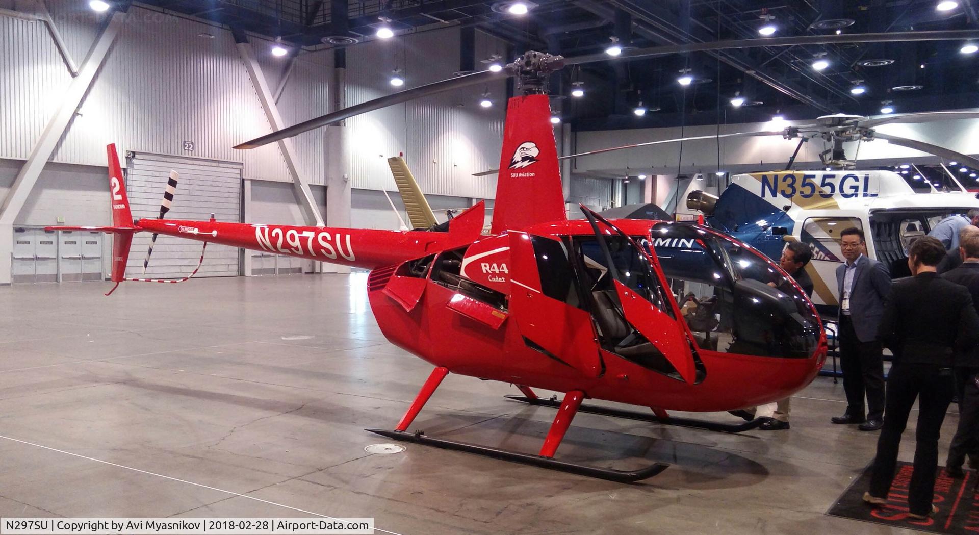 N297SU, 2017 Robinson R44 C/N 30017, Shot at the HAI Heli Expo 2018
