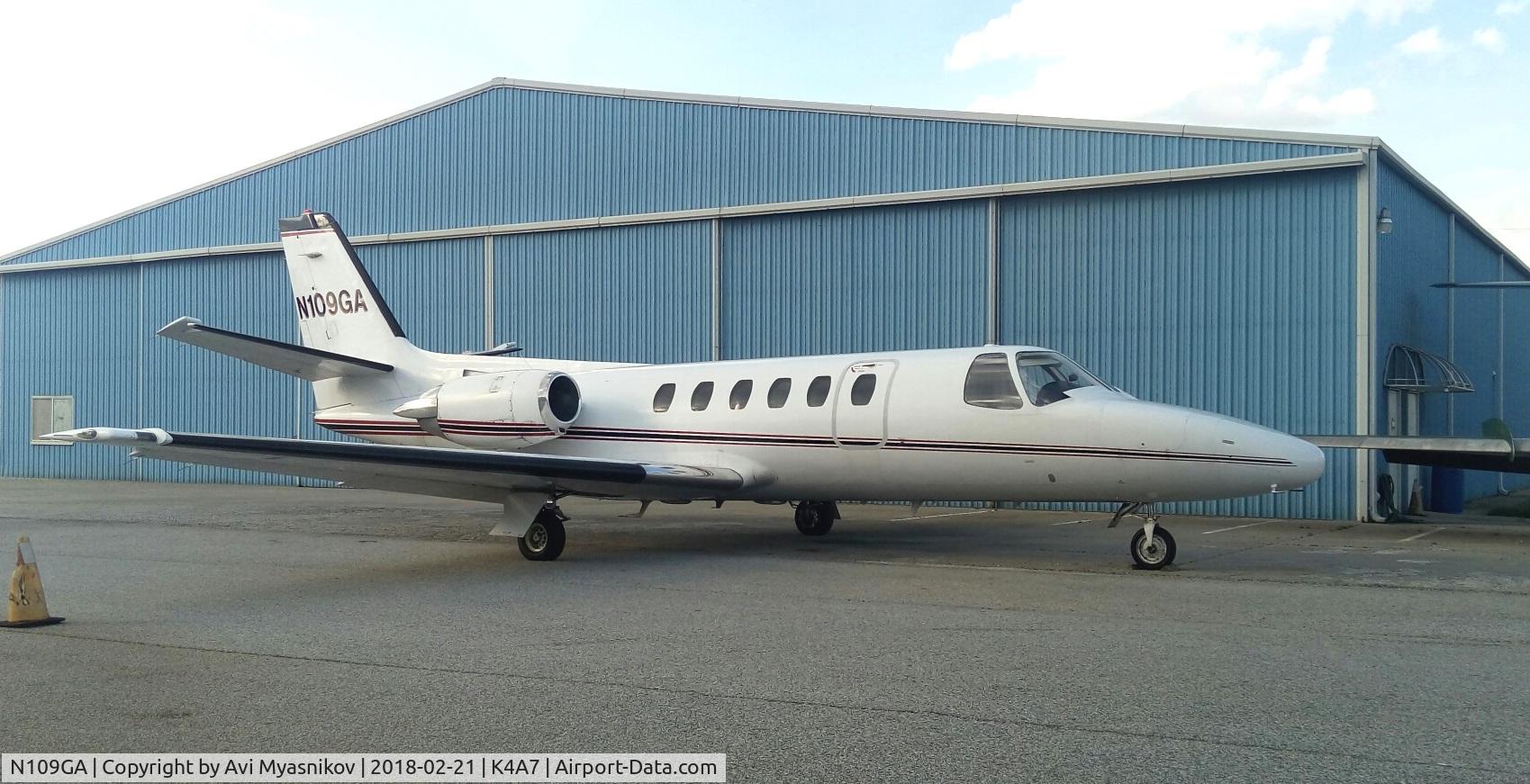N109GA, 1980 Cessna 550 Citation II C/N 550-0124, At Atlanta South Regional Airport