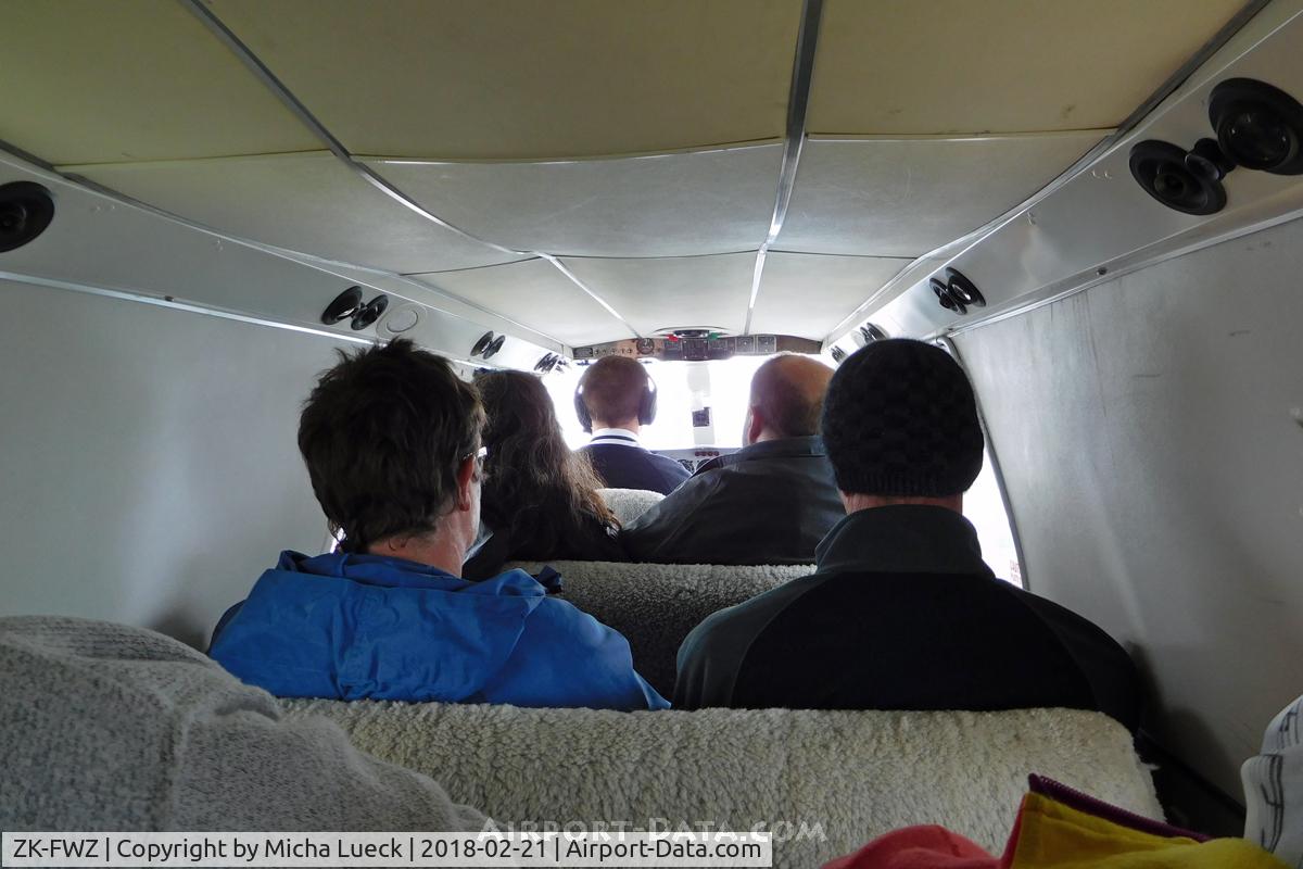 ZK-FWZ, Britten-Norman BN-2A-26 Islander C/N 52, Inside the tiny BN Islander (IVC-SZS)