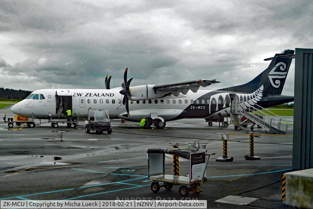 ZK-MCU, 2000 ATR 72-212A C/N 632, Just arrived from Christchurch