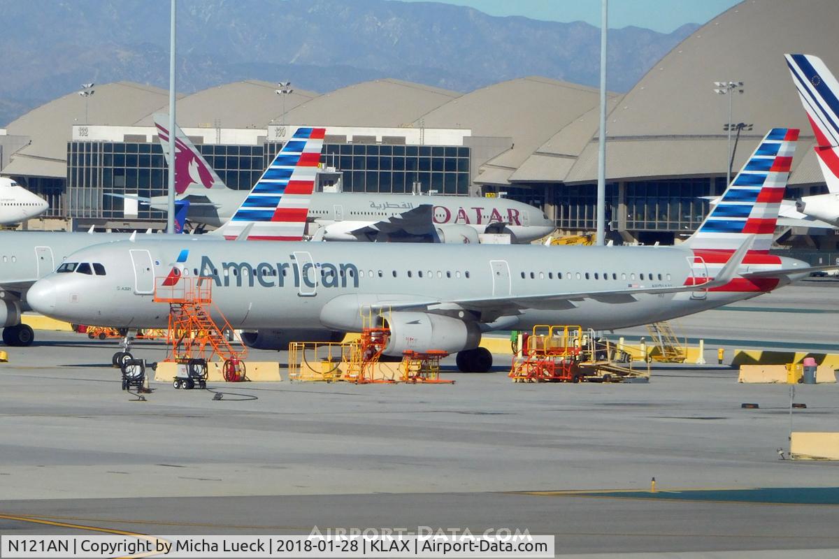 N121AN, 2014 Airbus A321-231 C/N 6238, At LAX