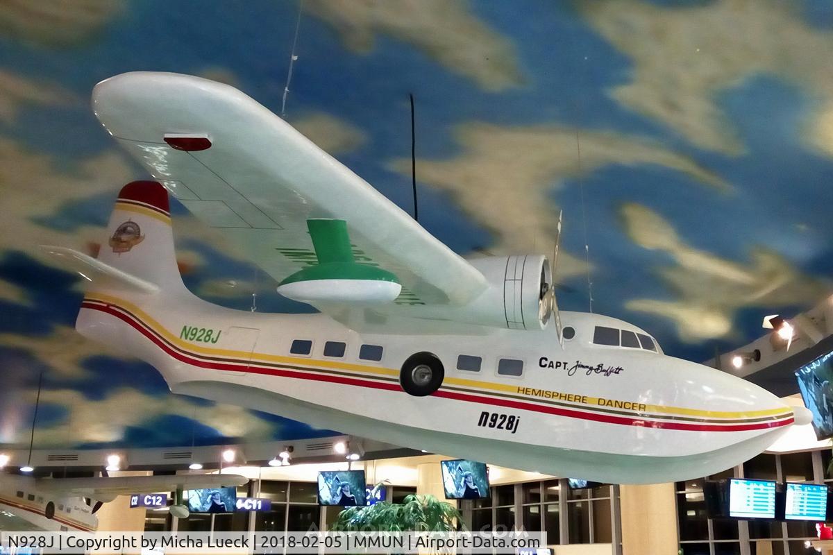 N928J, 1954 Grumman HU-16C (UF-1) Albatross C/N G-401, Model at Cancun airport