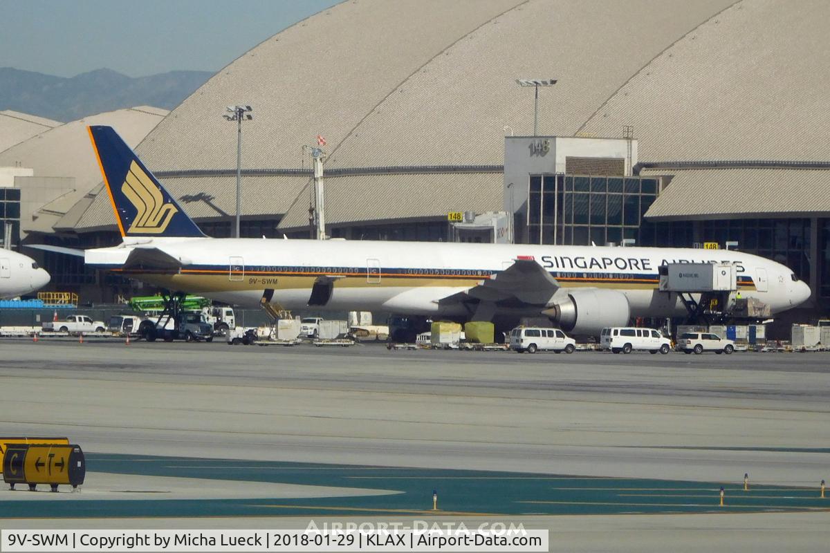9V-SWM, 2008 Boeing 777-312/ER C/N 34578, At LAX