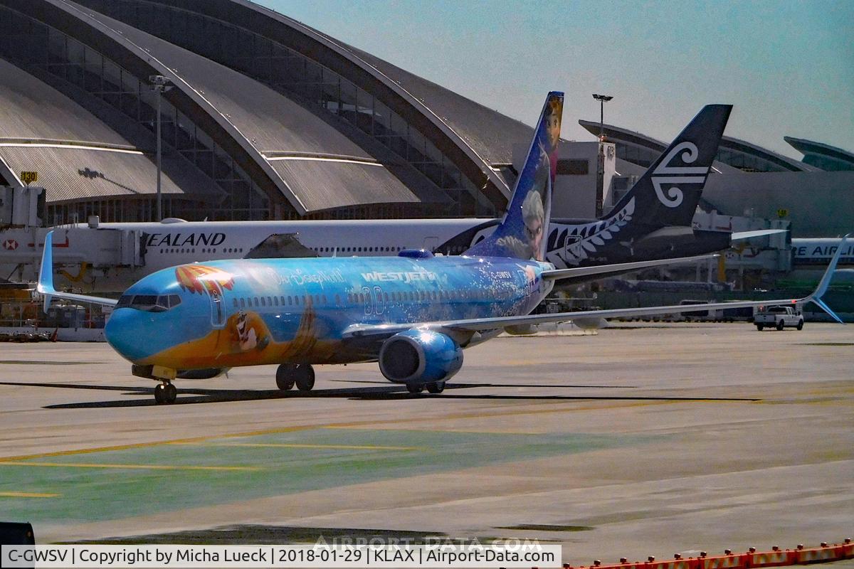 C-GWSV, 2009 Boeing 737-8CT C/N 37158, At LAX