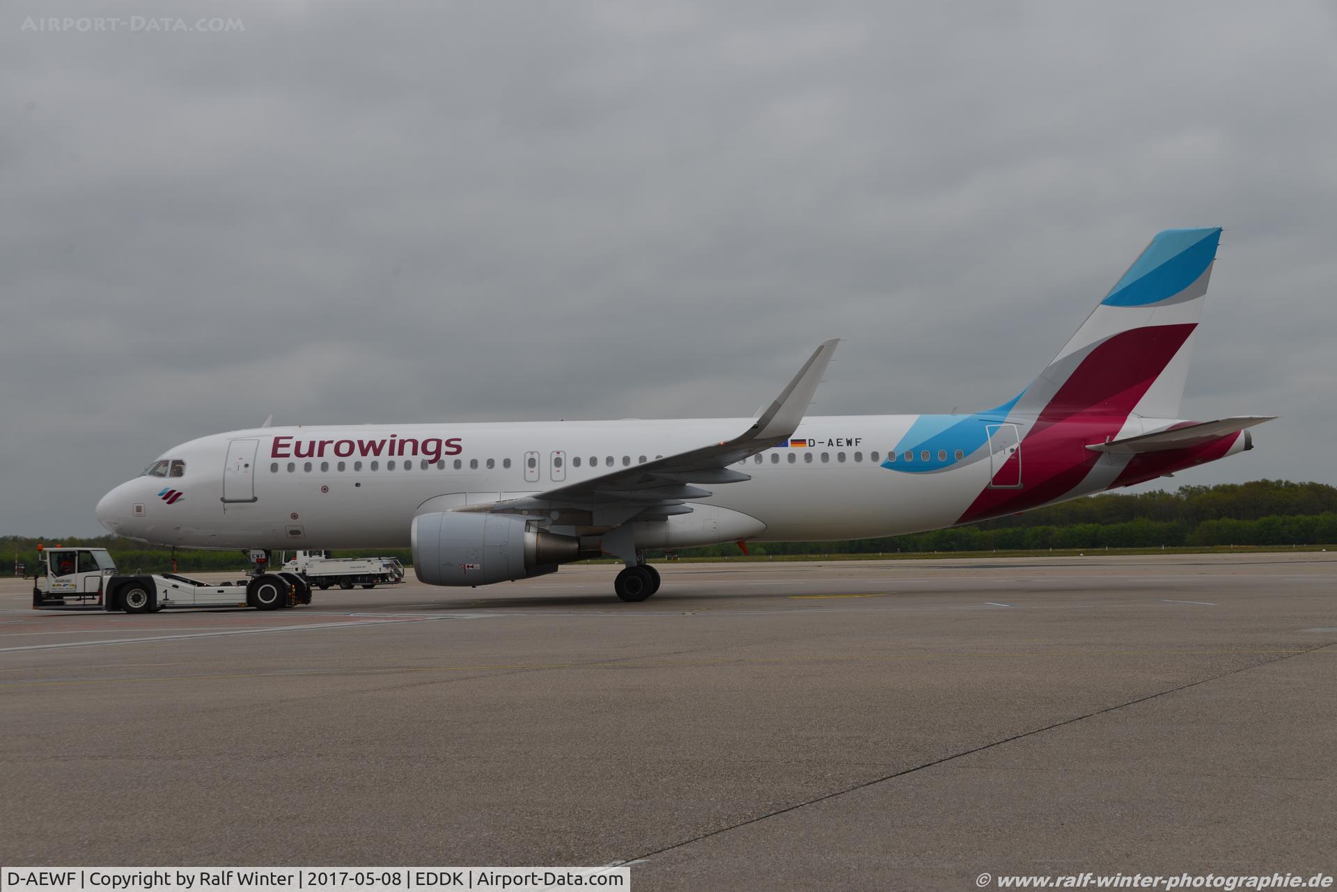 D-AEWF, 2016 Airbus A320-214 C/N 7087, Airbus A320-214(W) - EW EWG Eurowings - 7087 - D-AEWF - 08.05.2017 - CGN