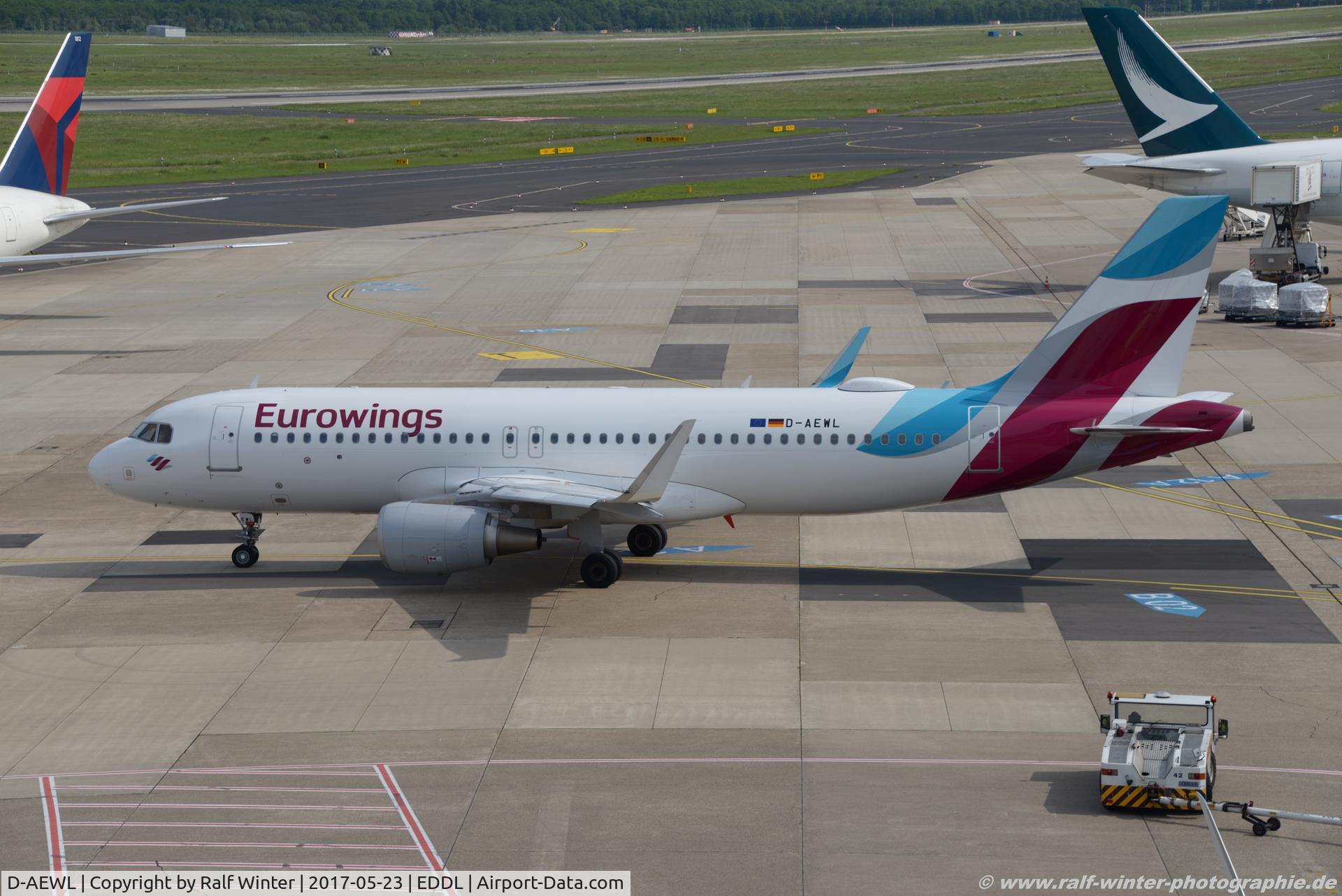 D-AEWL, 2016 Airbus A320-214 C/N 7263, Airbus A320-214(W) - EW EWG Eurowings - 7263 - D-AEWL - 23.05.2017 - DUS