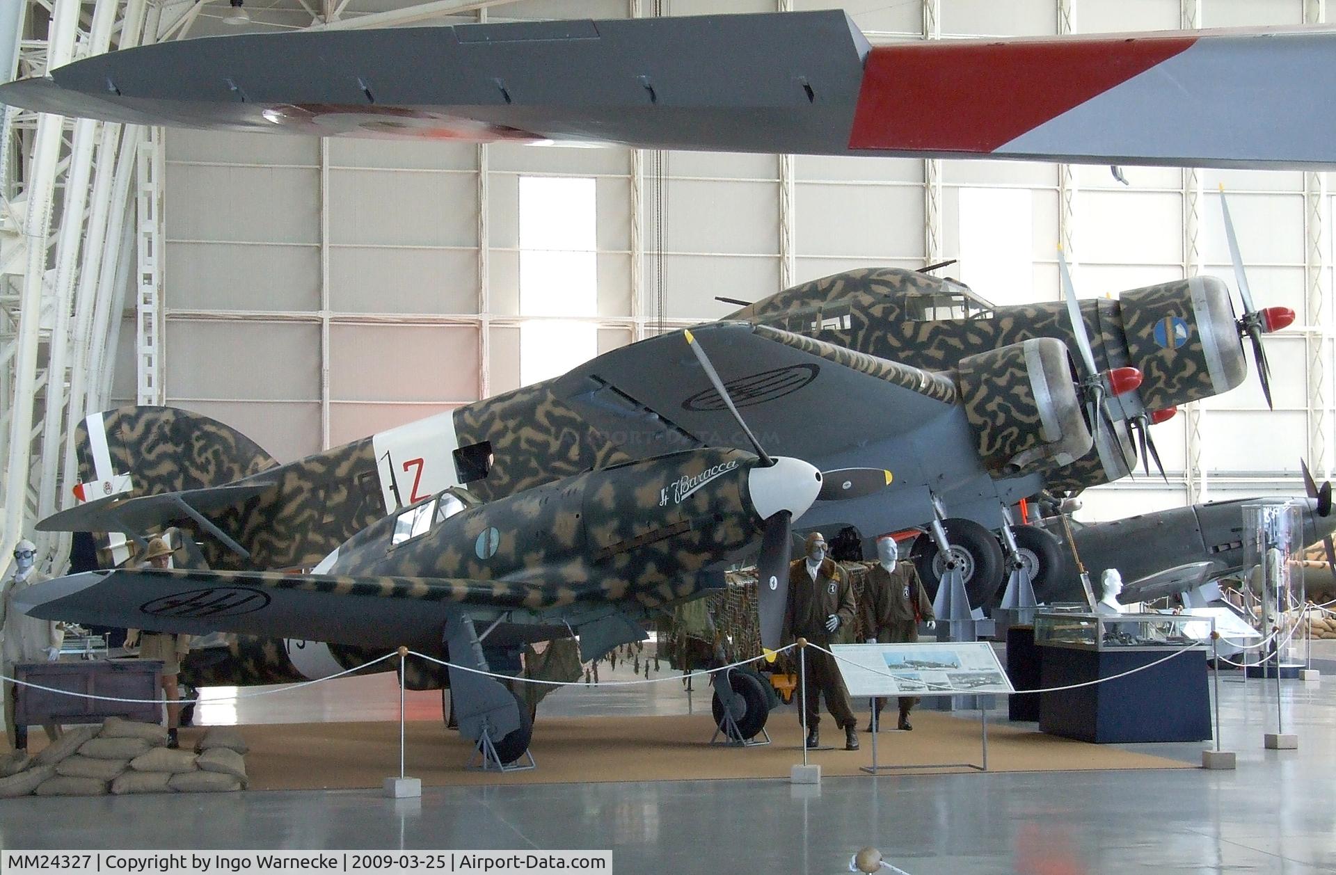 MM24327, 1949 Savoia-Marchetti SM.79 ZLlll C/N L-112, Savoia-Marchetti SM.79L Sparviero at the Museo storico dell'Aeronautica Militare, Vigna di Valle