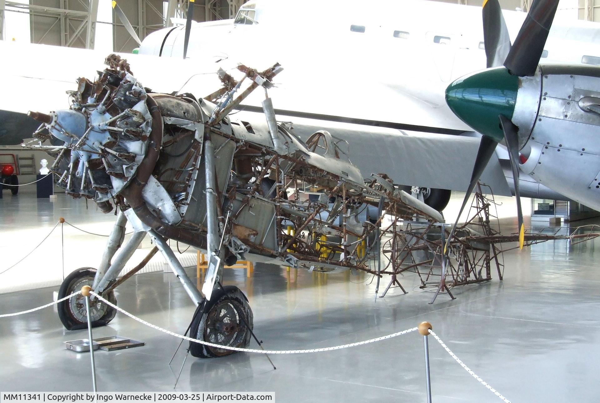 MM11341, 1937 IMAM Ro.37bis Lince C/N 1016, IMAM Ro.37 at the Museo storico dell'Aeronautica Militare, Vigna di Valle