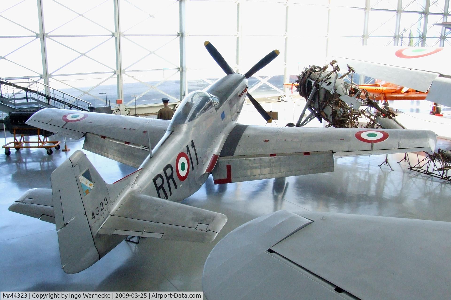 MM4323, 1944 North American P-51D Mustang C/N 122-39903, North American P-51D Mustang at the Museo storico dell'Aeronautica Militare, Vigna di Valle
