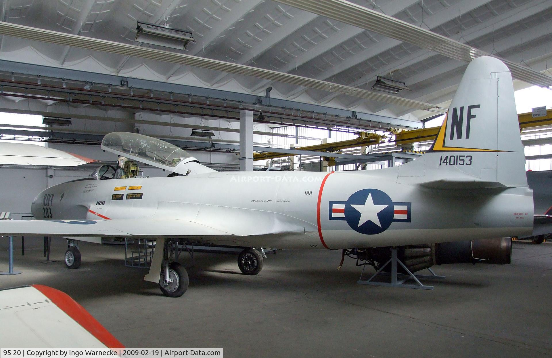 95 20, 1958 Lockheed T-33A Shooting Star C/N 580-1653, Lockheed T-33A at the Museum für Luftfahrt und Technik, Wernigerode