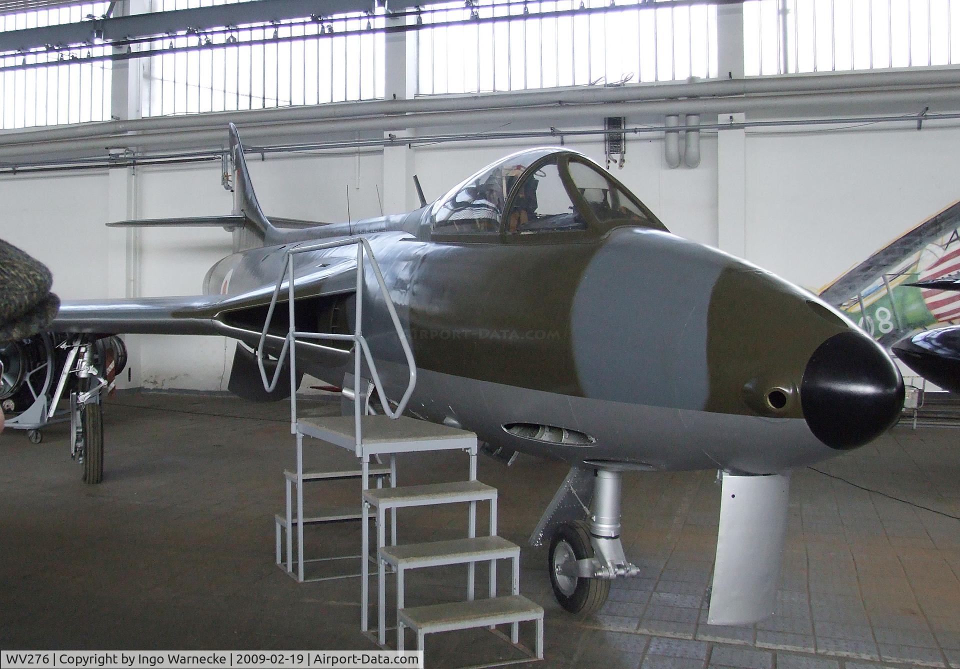 WV276, 1955 Hawker Hunter F.4 C/N 41H/670782, Hawker Hunter F4 at the Museum für Luftfahrt und Technik, Wernigerode