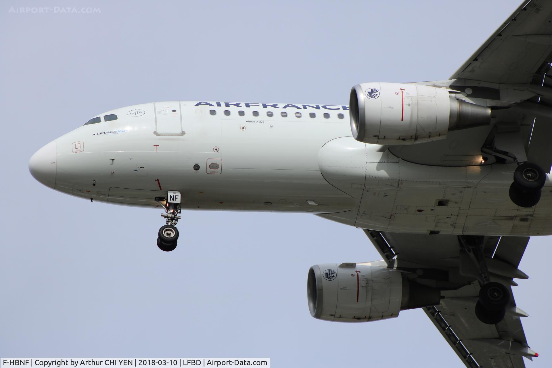 F-HBNF, 2011 Airbus A320-214 C/N 4714, Flight from Orly