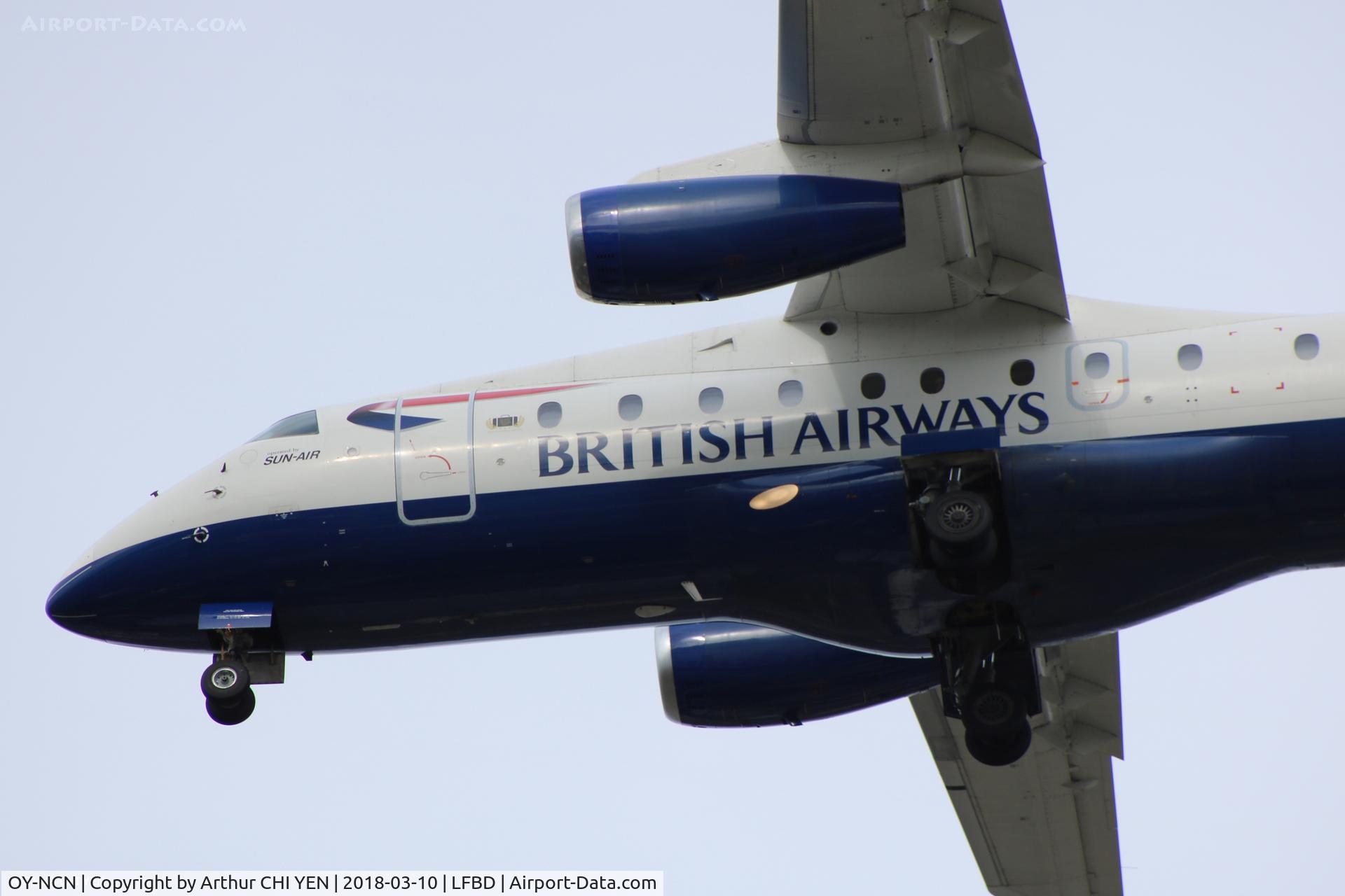 OY-NCN, 2001 Fairchild Dornier 328-310 328JET C/N 3193, Flight from Angers